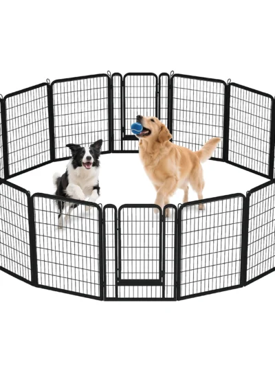 Dog Playpen with Door Outdoor/Indoor