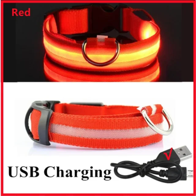 LED Glowing Dog Collar Adjustable Flashing - Image 10