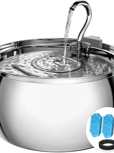 Stainless Steel Cat Water Fountain 4.0L