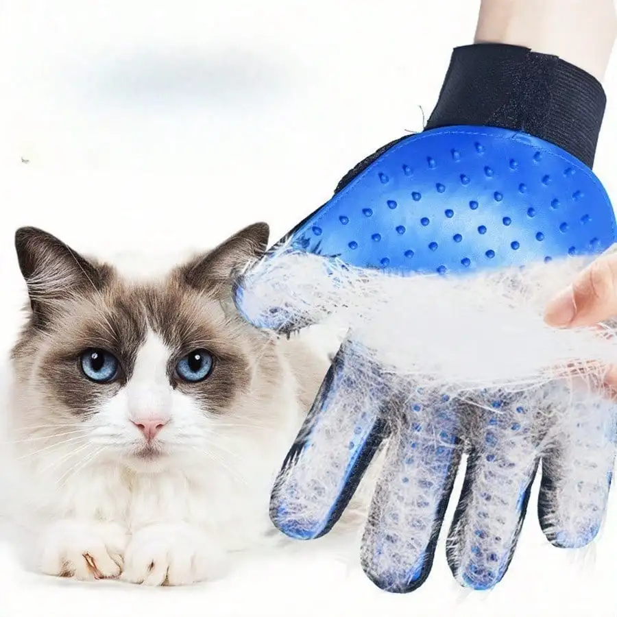 Pet Grooming Gloves for Cats and Dogs - Image 6