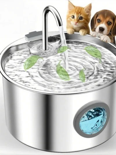 Stainless Steel Cat Water Fountain