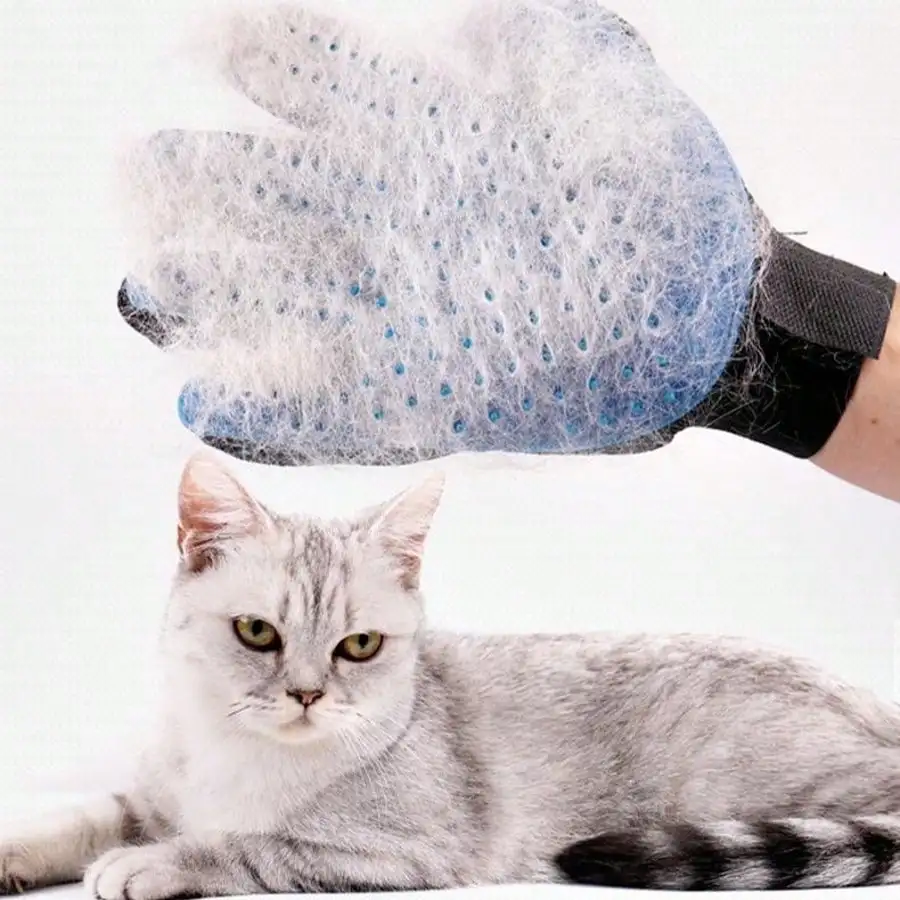 Pet Grooming Gloves for Cats and Dogs - Image 5