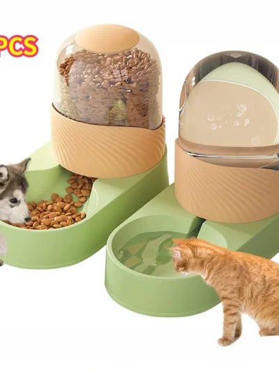 2-in-1 Automatic Cat Feeder & Water Dispenser