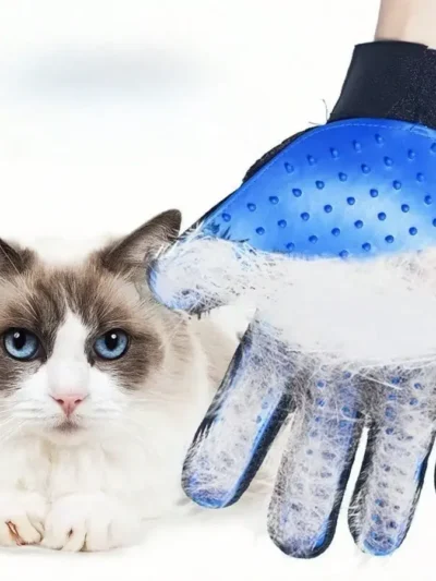 Pet Grooming Gloves for Cats and Dogs