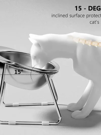 Stainless Steel Raised Bowl