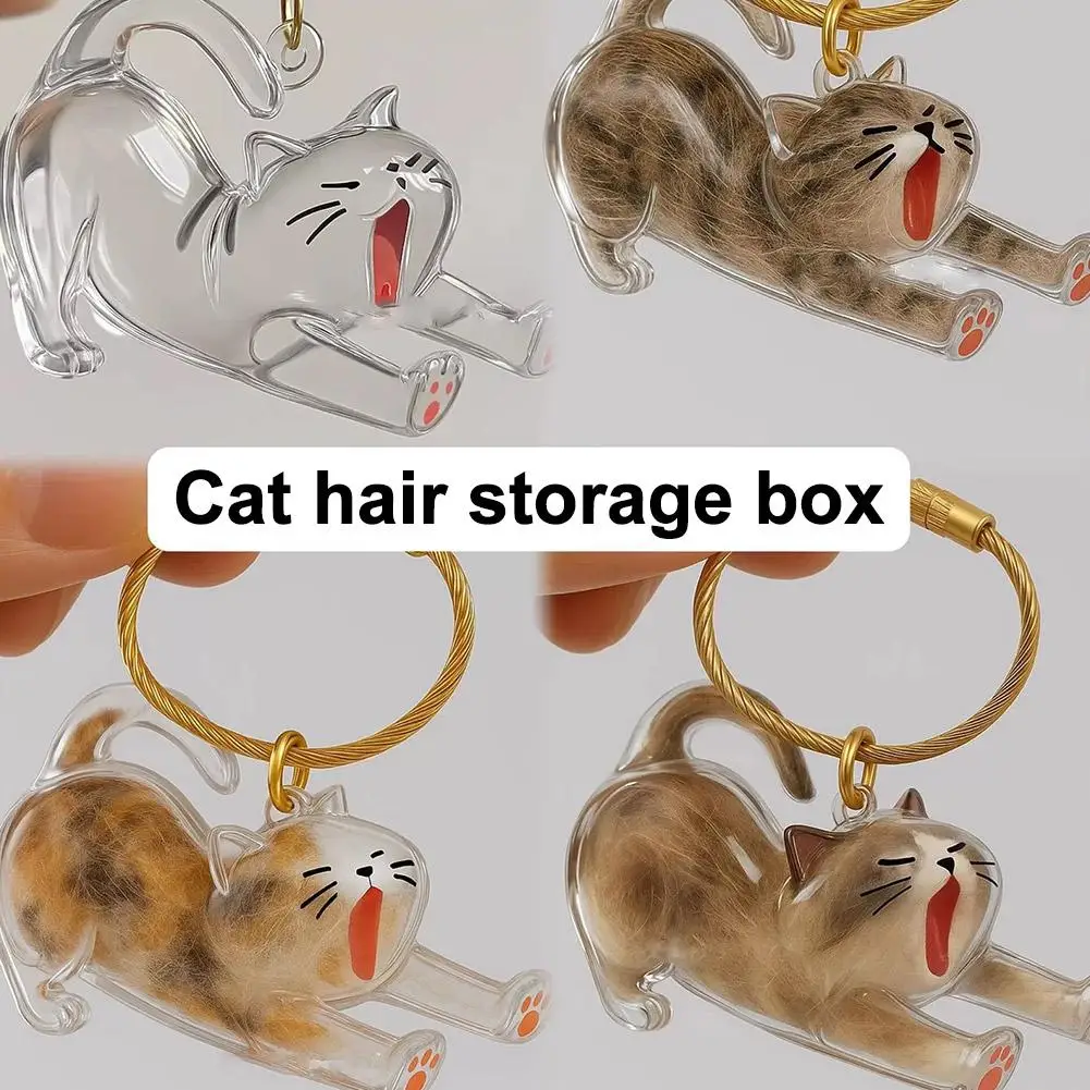 Pet Hair Keychain Storage Capsule Memories - Image 2