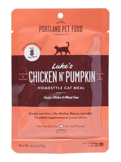 Portland Cat Grain Free Luke's Chicken N Pumpkin 2.8oz. - 12 Pack
