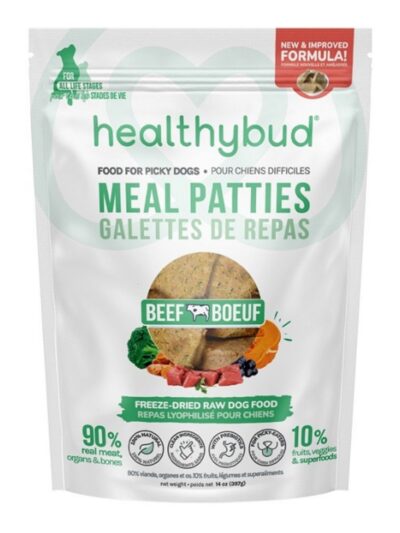 Healthy Bud Dog Freeze-dried 14oz. Beef Patties
