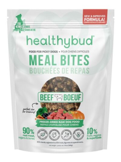Healthy Bud Dog Freeze-dried 14oz. Beef Bites
