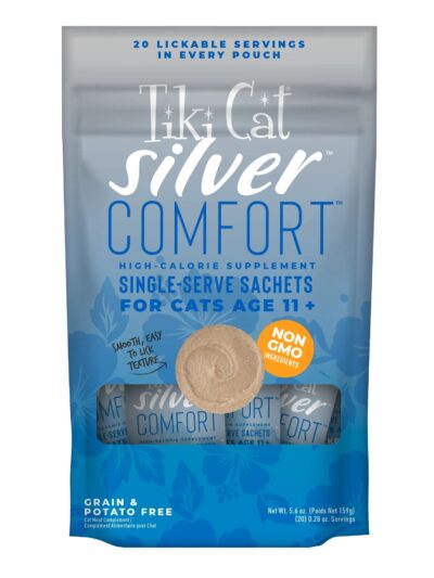 Tiki Pets Cat Silver Mousse Comfort Chicken 5.6oz. (Case of 8)