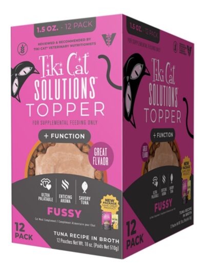Tiki Pet Cat Solutions Topper Fussy 1.5oz. (Case of 12)