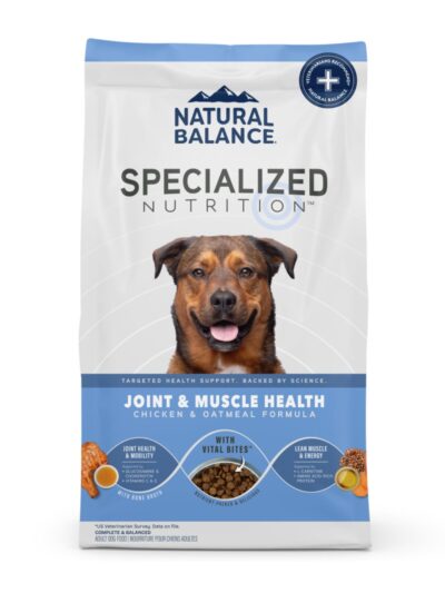 Natural Balance Pet Foods Specialized Joint  Muscle Dry Dog Food Chicken  Oatmeal, 1ea/3.5 lb