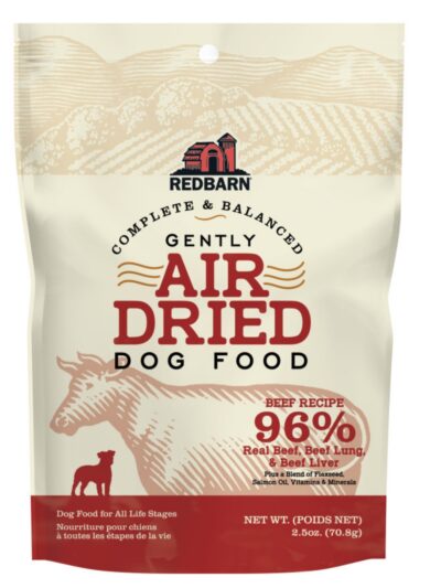 Redbarn Pet Products Gently Air Dried Trial Dog Food Beef, 12ea/2.5oz.