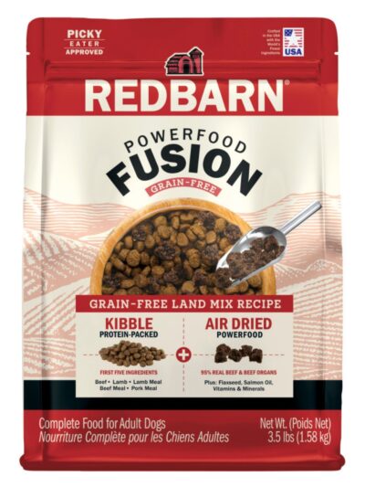Redbarn Pet Products Powerfood Fusion Grain Free Dry Dog Food Land Mix Beef, 1ea/3.5 lb