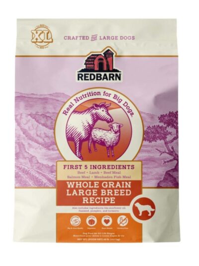 Redbarn Pet Products Whole Grain Large Breed Dry Dog Food Beef & Lamb, 1ea/15 lb