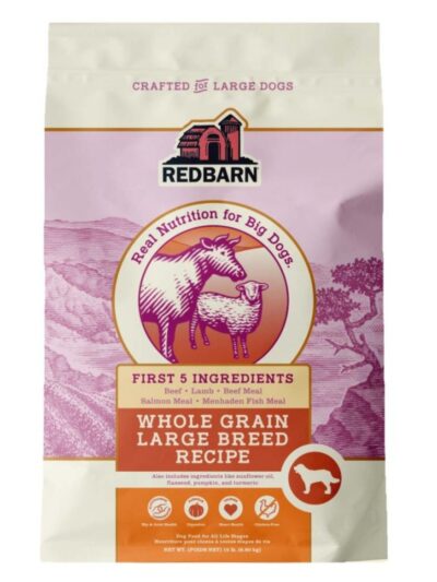 Redbarn Pet Products Whole Grain Large Breed Dry Dog Food Beef & Lamb, 1ea/28 lb