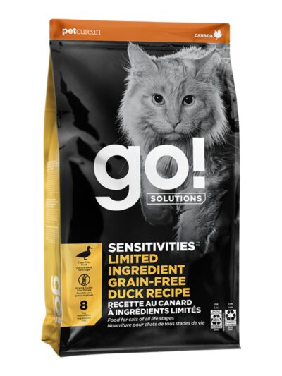 Go! Cat Sensitivities Limited Ingredient Grain Free Duck 8Lb
