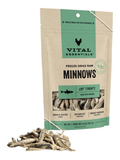 Vital Essentials Cat Freeze Dried Treat Minnows 1Oz