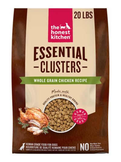 The Honest Kitchen Dog Essential Clusters Chicken & Oat 20lbs.