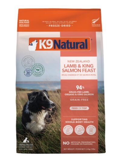 K9 Natural Dog Freeze Dried Lamb & Salmon 8Lb