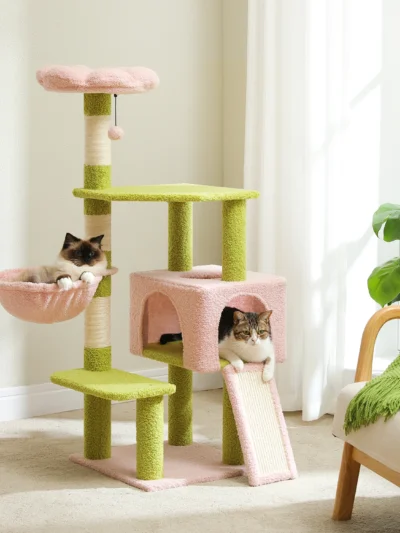 Flower Cat Tree Multi-Level