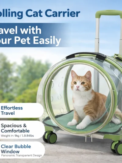 Rolling Cat Carrier